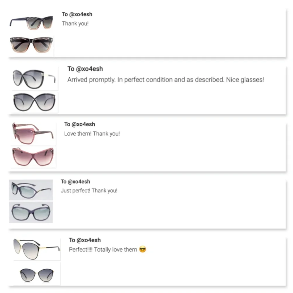 New Tom Ford Lara-02 Grey Square Sunglasses - Picture 14 of 16